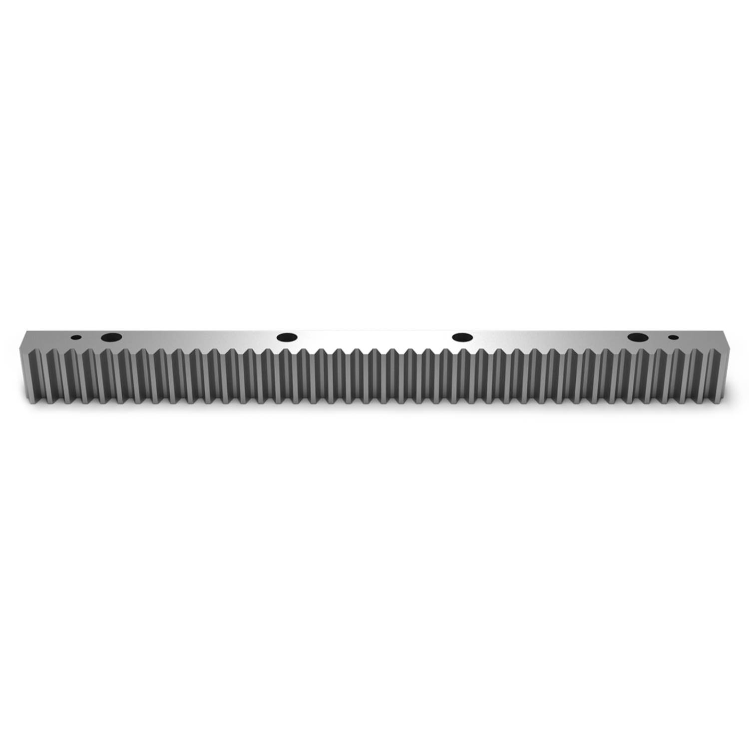 Rack - straight teeth - mounting holes